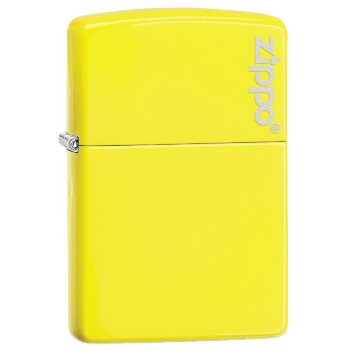 Zippo Neon Yellow Logo 60002136